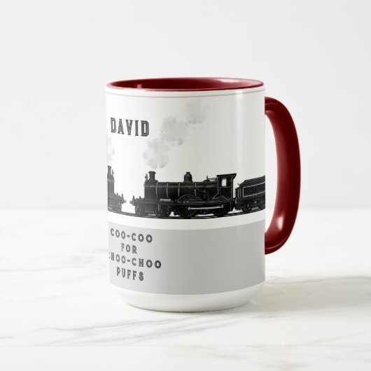 Personalisierter Zugübergang Tasse (VorderseiteRechts)