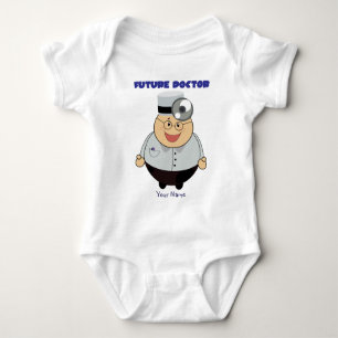 Personalisierter zukünftiger Doktor Shirt, Baby Strampler