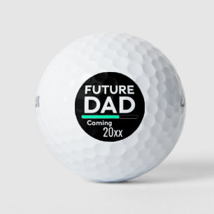 Personalisierter zukünftiger Vater 2023 Golfball