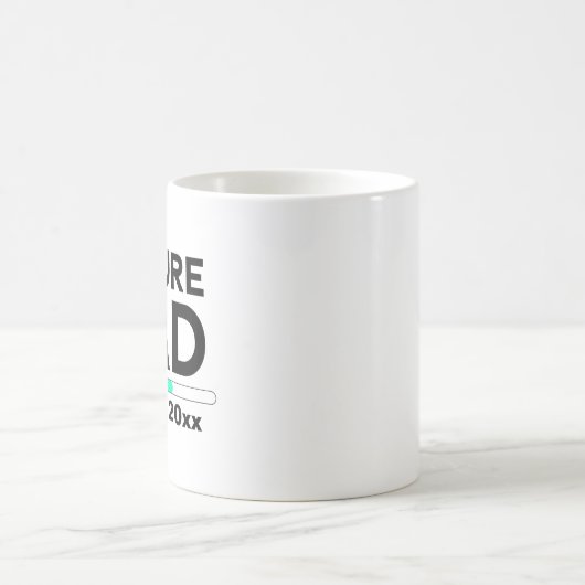 Personalisierter zukünftiger Vater 2023 Kaffeetasse (Mittel)