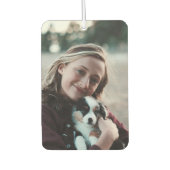 Personalisierter Zwei-Seiten-Foto-Freshener Autolufterfrischer (Vorderseite)