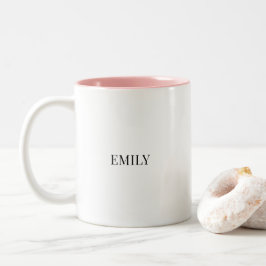 Personalisierter Zwei-Töne-Becher für Paare – Benu Zweifarbige Tasse