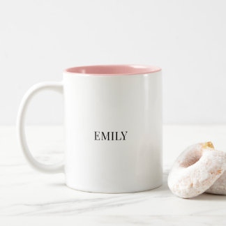 Personalisierter Zwei-Töne-Becher für Paare – Benu Zweifarbige Tasse