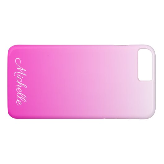 Personalisierter zweifarbiger Farbverlauf ombre ho Case-Mate iPhone Hülle (Rückseite (Horizontal))