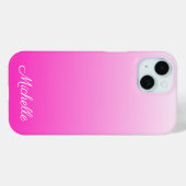 Personalisierter zweifarbiger Farbverlauf ombre ho Case-Mate iPhone Hülle (Rückseite (Horizontal))