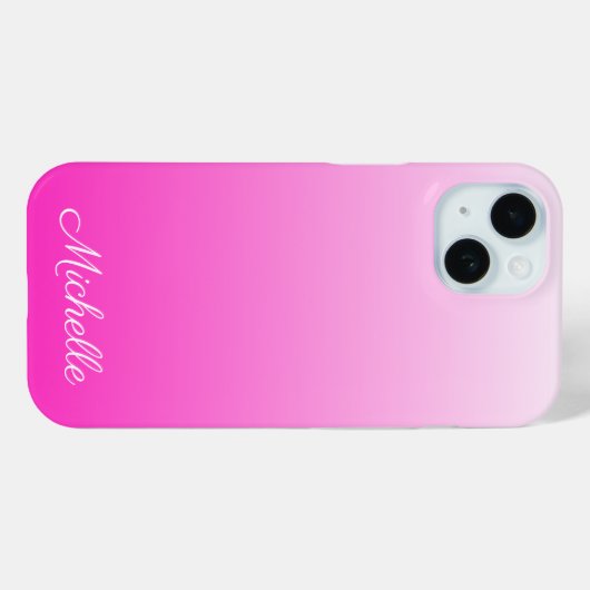Personalisierter zweifarbiger Farbverlauf ombre ho Case-Mate iPhone Hülle (Rückseite (Horizontal))