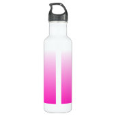 Personalisierter zweifarbiger Farbverlauf ombre ho Edelstahlflasche (Rückseite)