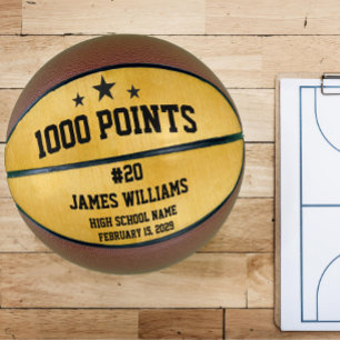 Personalisiertes 1000-Punkte-Geschenk für Spieler Basketball