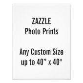 Personalisiertes 10" x 13" Foto Print, oder benutz (Vorne)