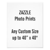 Personalisiertes 10" x 14" Foto Print, oder benutz (Vorne)