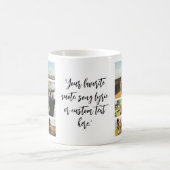 Personalisiertes 11-Bild-Collage-individuelles Ang Kaffeetasse (Mittel)