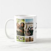 Personalisiertes 11-Bild-Collage-individuelles Ang Kaffeetasse (Links)