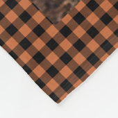 Personalisiertes 11-Bild-Collage-Karo-Muster Fleecedecke (Ecke)