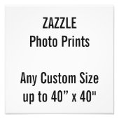 Personalisiertes 12" x 12" Foto Print, oder benutz (Vorne)