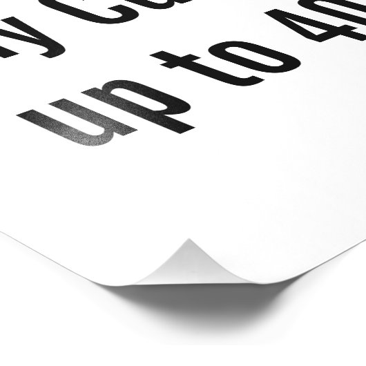 Personalisiertes 12" x 16" Foto Print, oder benutz (Ecke)