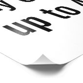 Personalisiertes 14" x 18" Foto Print, oder benutz (Ecke)