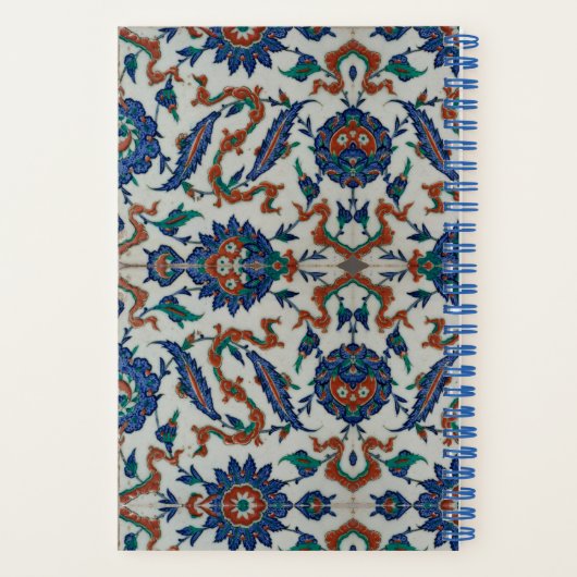 Personalisiertes 16th-c. Ottoman Tile Dotted Journ Notizblock (Rückseite)