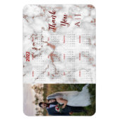 Personalisiertes 2022 Foto Kühlschrank Kalender Ma Magnet (Vertikal)
