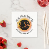 Personalisiertes 2024 GESAMTSOLAR ECLIPSE-Papier Serviette (Beispiel)