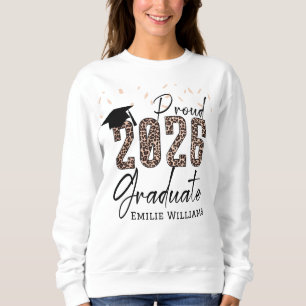 Personalisiertes 2026-Abschlussgeschenk für hell Sweatshirt