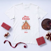 Personalisiertes 2026 Weihnachten Haus Kleinkind T Kleinkind T-shirt