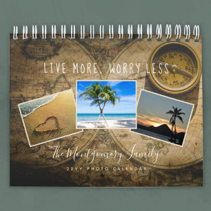 Personalisiertes 2027 Urlaub Familienfoto Kalender