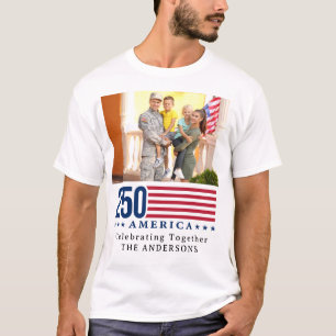Personalisiertes 250 Amerika Familienzusammenkunft T-Shirt