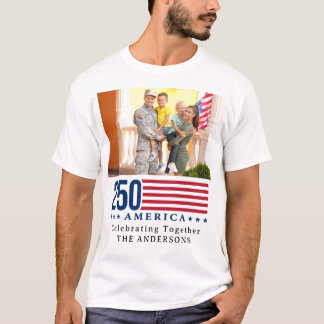 Personalisiertes 250 Amerika Familienzusammenkunft T-Shirt