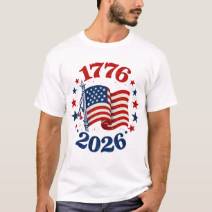 Personalisiertes 250 Jahre Amerikanische Unabhängi T-Shirt