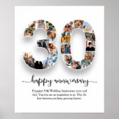 Personalisiertes 30-jähriges Foto Collage Poster (Vorne)