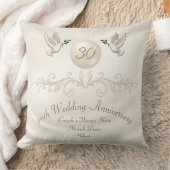 Personalisiertes 30-jähriges Jubiläum für Ehefrau Kissen (Decke)