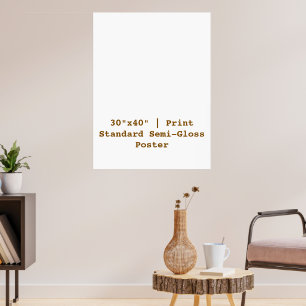 Personalisiertes 30"x40" Standard-Halbglanz Poster