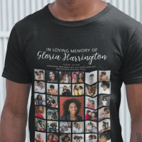 Personalisiertes 33-Foto-Collage-Memorial