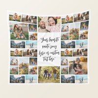 Personalisiertes 34-Foto Collage individuelles Ang