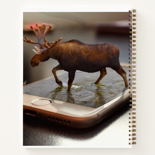 Personalisiertes 3D-Notebook Notizblock (Rückseite)