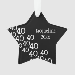 Personalisiertes 40. ornament