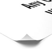 Personalisiertes 40 x 30 cm Foto Print, oder benut (Ecke)