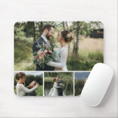 Personalisiertes 4-Foto-Collage-Mauspad Mousepad (Mit Mouse)