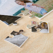 Personalisiertes 4-Foto Collage Puzzle | 20,3 cm x (Seite)