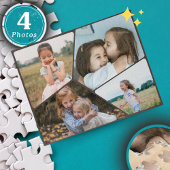 Personalisiertes 4-Foto Collage Puzzle | Benutzerd