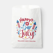 Personalisiertes 4. Juli BBQ Geschenktütchen (Vorderseite)