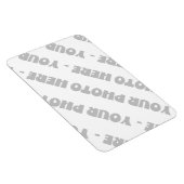 Personalisiertes 4" x 6" Foto-Magnet, erstellen Si Magnet (Rechte Seite)