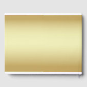 Personalisiertes 50. Geburtstag der Goldenen Hochz Gästebuch (Rückseite)