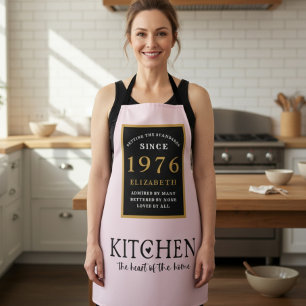 Personalisiertes 50. Geburtstags-Koch-Chef-Bäcker  Schürze