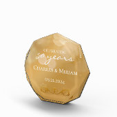 Personalisiertes 50. Goldenes Jubiläum Keepake-Ges Fotoblock (Rechts)