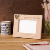 Personalisiertes 50. Hochzeit Geätzte Rahmen (Linke Ecke)