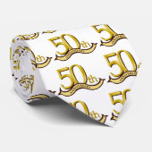 Personalisiertes 50. Jahrestags-Geschenk Krawatte (Gerollt)