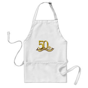 Personalisiertes 50. Jahrestags-Geschenk Schürze