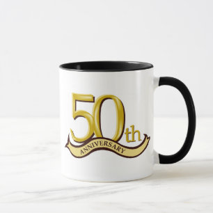 Personalisiertes 50. Jahrestags-Geschenk Tasse