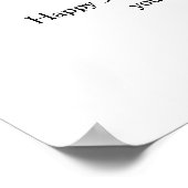 Personalisiertes 50-jähriges Foto Collage Poster (Ecke)